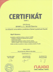 Certifikát o teoreticko-praktickom školení Ruukki